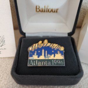 Welcome Atlanta with Skyline Pin 1996 Olympics